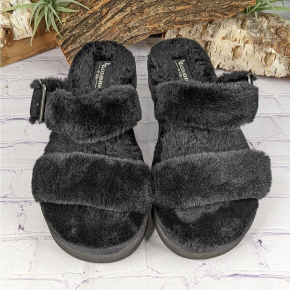 Koolaburra by UGG Furr-ah Buckle Slides Slippers - Picture 2 of 9